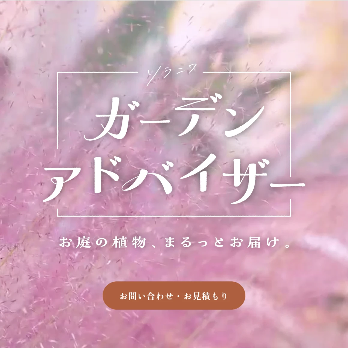 ソラニワ ガーデンアドバイザー ランディングページ